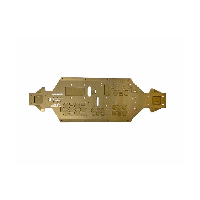 SW338125 SWORKz T7075 Aluminum Lightened Main Chassis S35-4E EVO