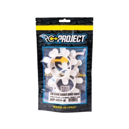 RCPJ-A024-W  TIRE GLUING RUBBER BANDS WHITE