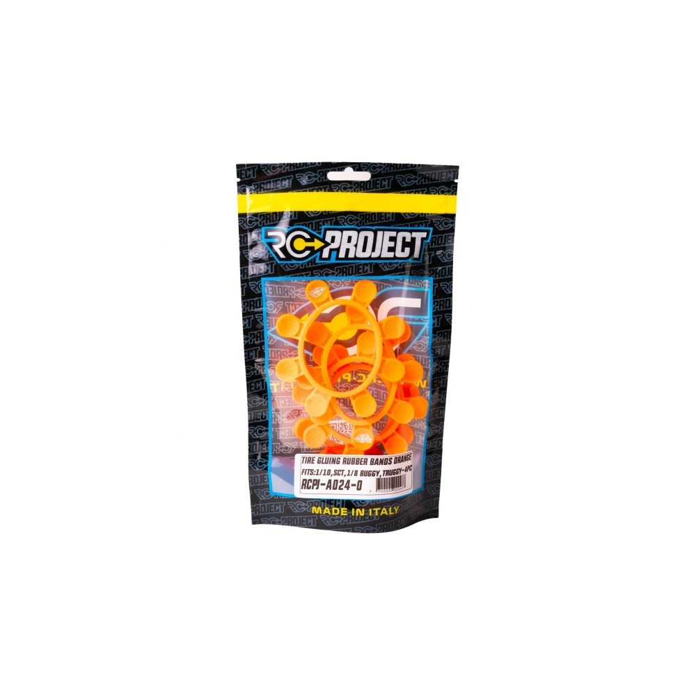 RCPJ-A024-O TIRE GLUING RUBBER BANDS ORANGE
