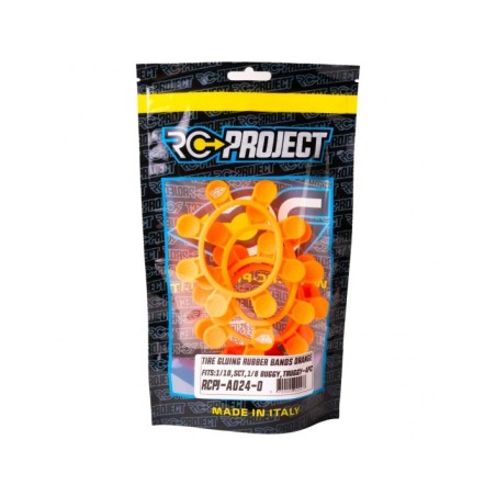 RCPJ-A024-O TIRE GLUING RUBBER BANDS ORANGE