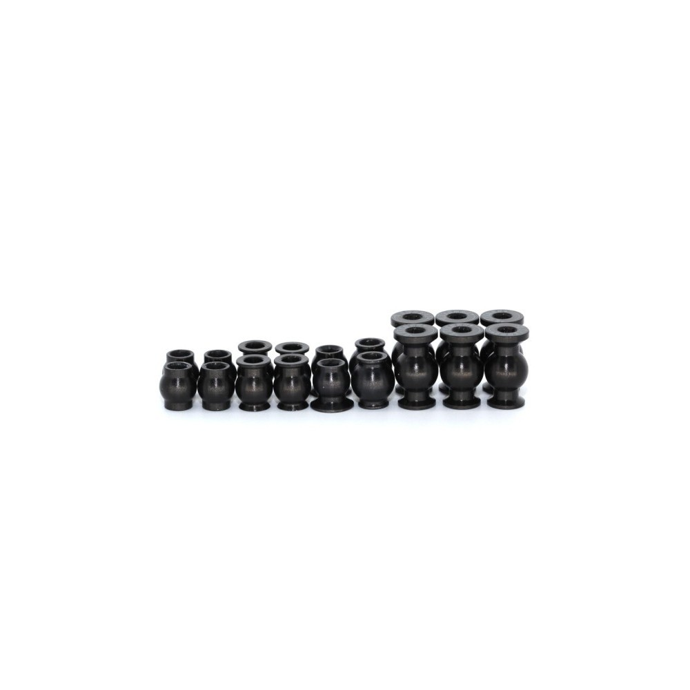 RCPJ-MSMBX8-100  KIT BALLS "REVERSE" IN ERGAL 7075-T6 FOR MUGEN SEIKI