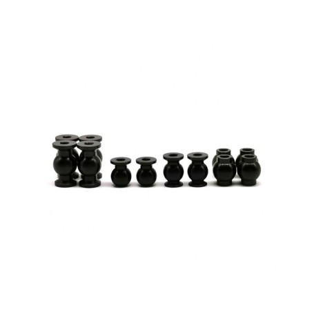 RCPJ-KYMP10-100 KIT SFERE "REVERSE" IN ERGAL 7075-T6 PER KYOSHO MP10
