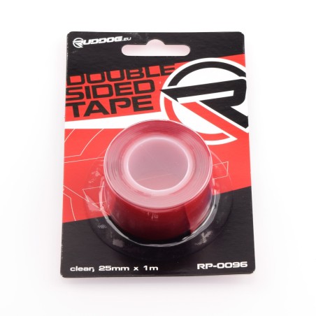 RP-0096 RUDDOG Double Sided Tape (clear,25mm x 1m)
