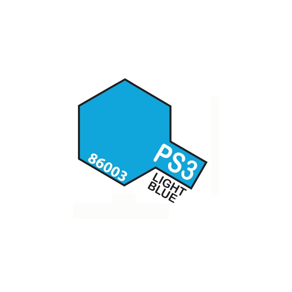 TAMIYA PS03 SPRAY x POLICARB. Light blue