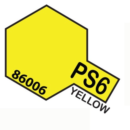TAMIYA PS06 SPRAY x POLICARB. Yellow