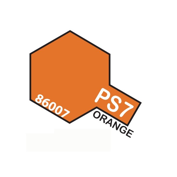 TAMIYA PS07 SPRAY x POLICARB. Orange