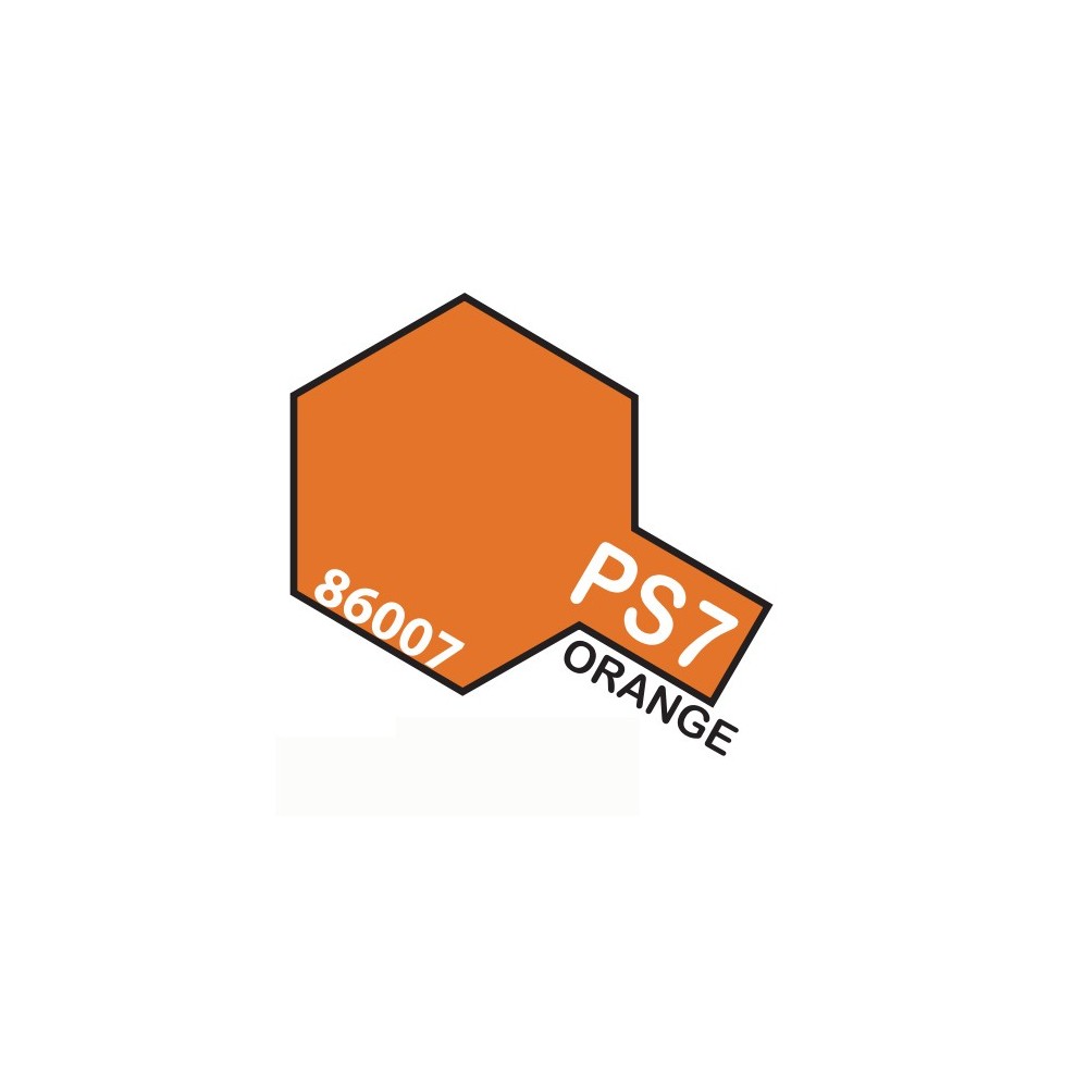 TAMIYA PS07 SPRAY x POLICARB. Orange