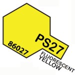 TAMIYA PS27 SPRAY x POLICARB. Fluor.Yellow