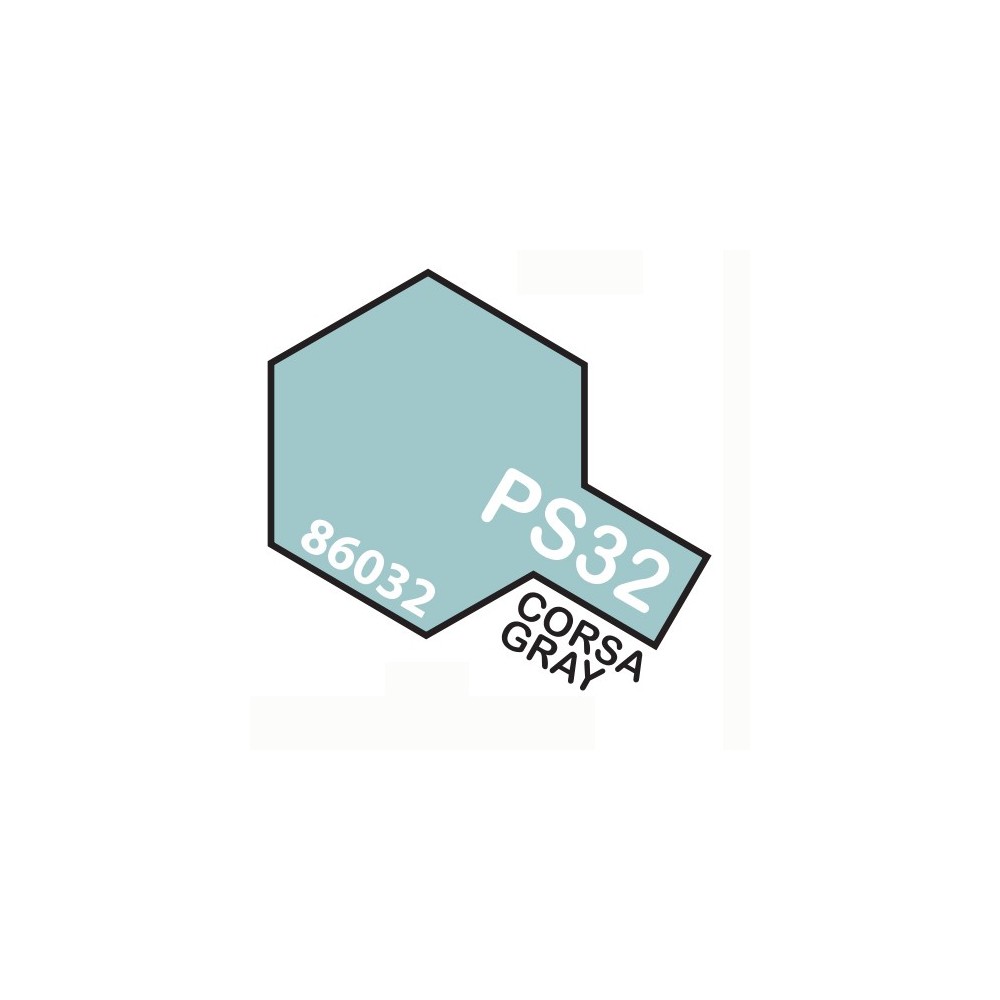 TAMIYA PS32 SPRAY x POLICARB. Corsa Grey