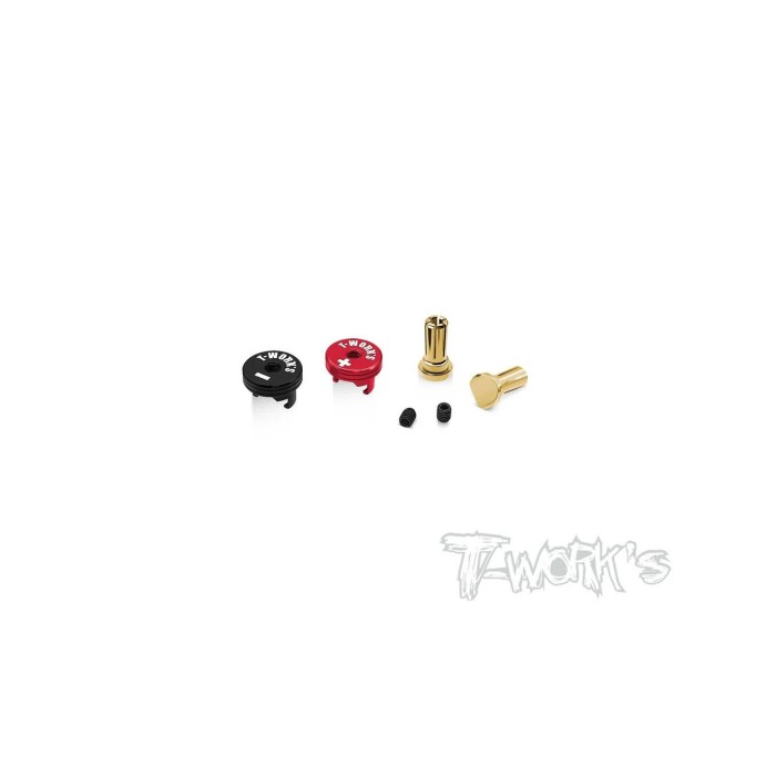 TW-EA-040-5-RB POLARITY HEATSINK CONNECTOR 5MM (RED/BLACK )