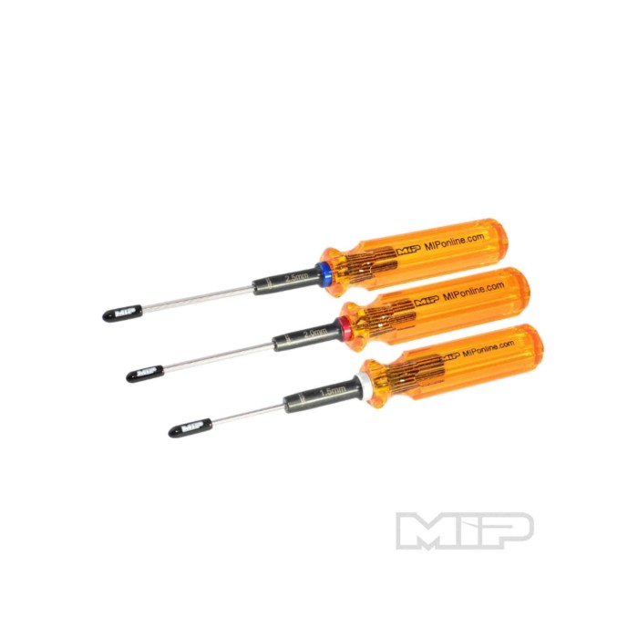 MIP9602 MIP Hex Driver Wrench Gen2 Set 1.5mm, 2.0mm & 2.5mm Gen2