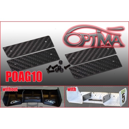 POAG10  OPTIMA BETA Wing Carbon Tray (4pz)