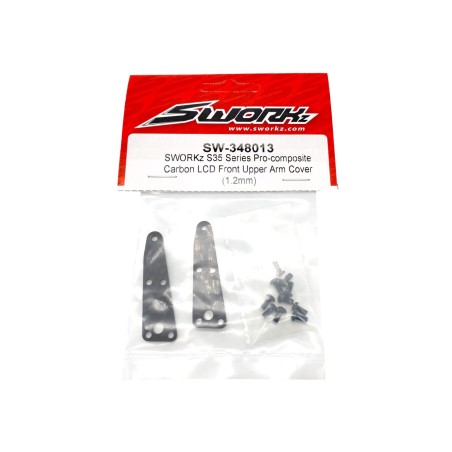 SW348013 SWORKz S35 Series Pro-composite Carbon LCD Front Upper Arm Co