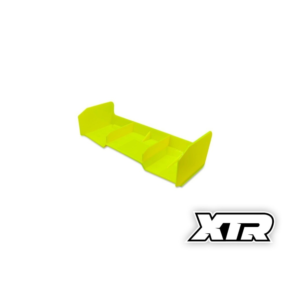 XTR-0322  XTR RACING  1/8 OFF ROAD WING "AERO" YELLOW 1PCS