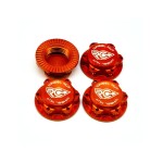 RCPJ-A033-O RC-Project Wheel Nuts Fine Thread (M12x1) ORANGE
