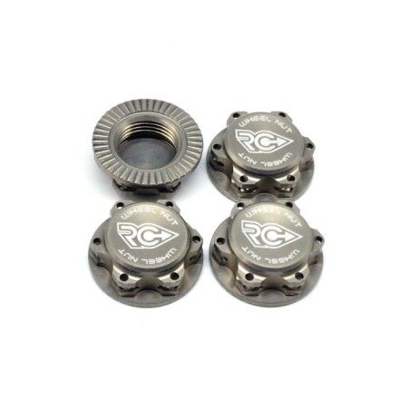 RCPJ-A033-GY RC-Project Wheel Nuts Fine Thread (M12x1) GRAY