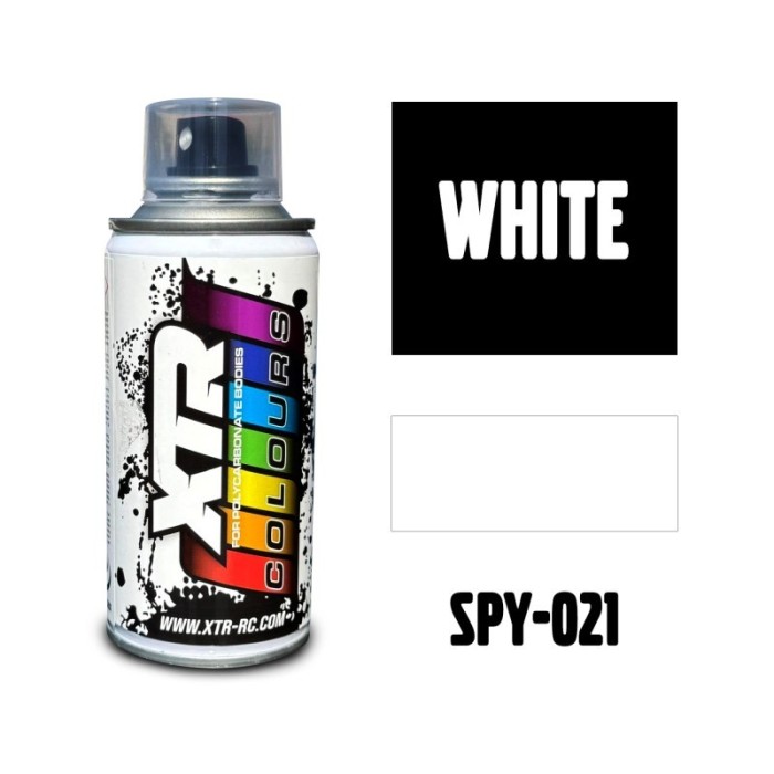 SPY-021 White - 150ml XTR Colours Lexan Spray